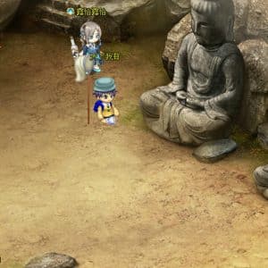 圖006　玩家在遊戲中雖僅能見到雲崗頂畫面一隅，但美術夥伴仍很細緻將全景恢弘壯闊完整呈現！